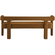 Meridian Furniture Athena Saddle Velvet Bench