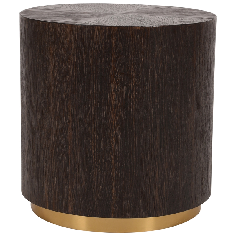 Meridian Furniture Nile Brown Oak End Table