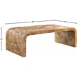 Meridian Furniture Cresthill Natural Ash Coffee Table
