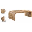 Meridian Furniture Cresthill Natural Ash Coffee Table