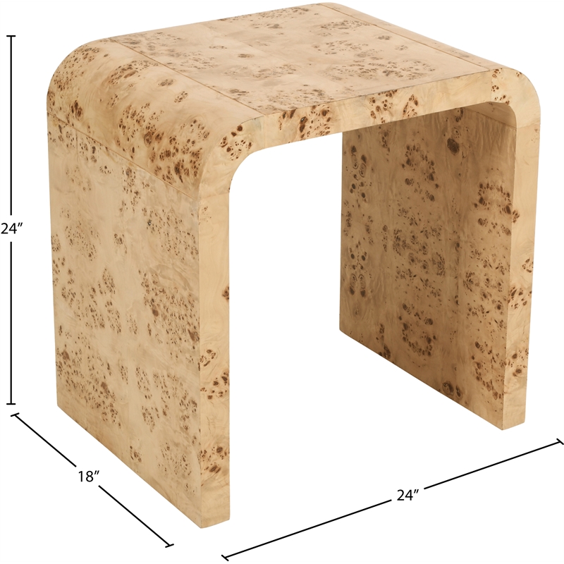 Meridian Furniture Cresthill Natural Ash End Table