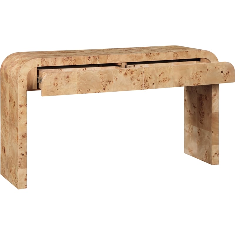 Meridian Furniture Cresthill Natural Ash Console Table