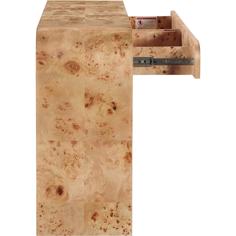 Meridian Furniture Cresthill Natural Ash Console Table