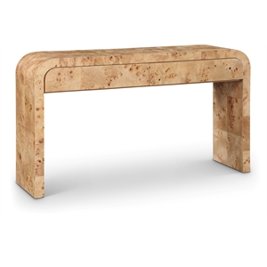 meridian furniture cresthill natural ash console table