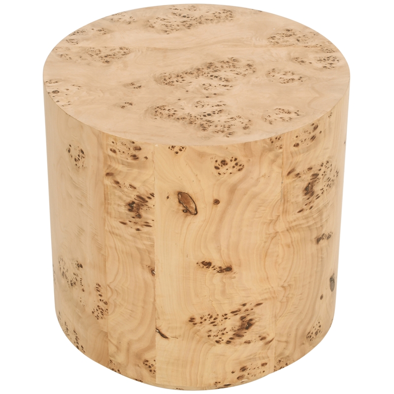 Meridian Furniture Burl Natural Ash End Table