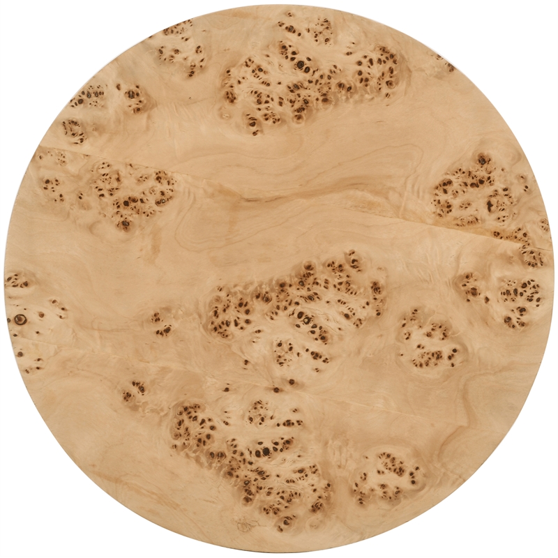 Meridian Furniture Burl Natural Ash End Table