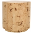 Meridian Furniture Burl Natural Ash End Table