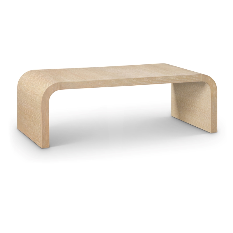 Meridian Furniture Cresthill White Oak Coffee Table