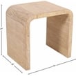Meridian Furniture Cresthill White Oak End Table