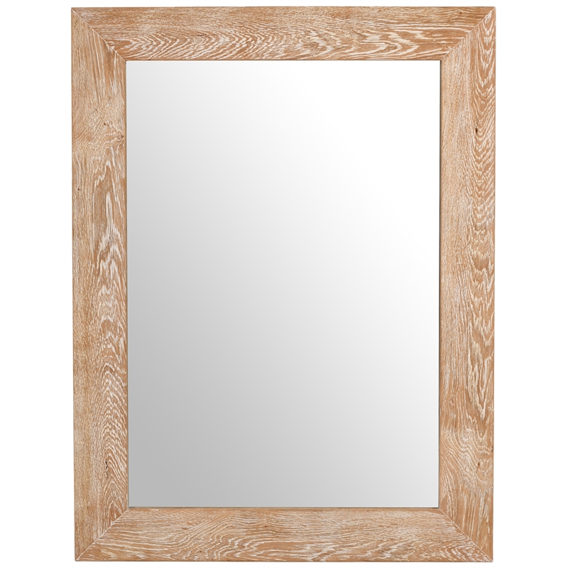 Meridian Furniture Cresthill White Oak Mirror