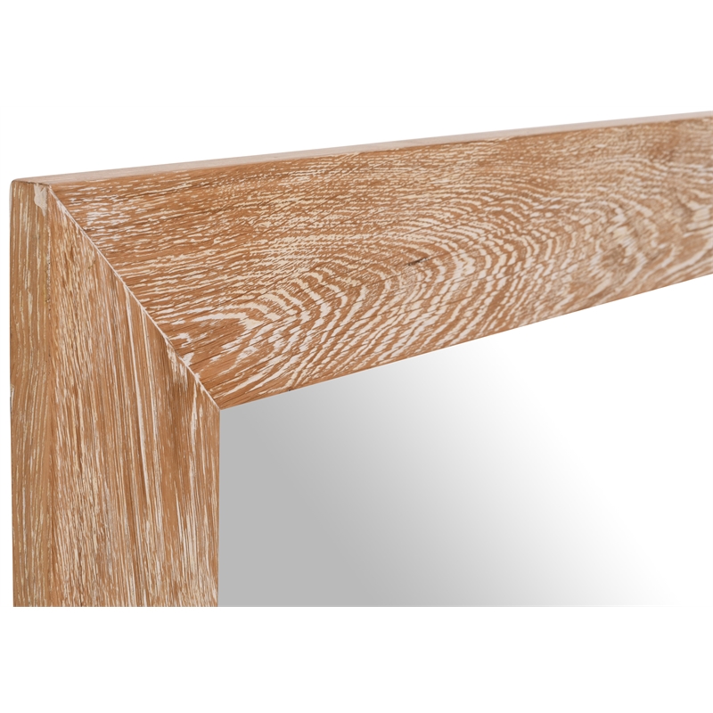 Meridian Furniture Cresthill White Oak Mirror