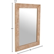 Meridian Furniture Cresthill White Oak Mirror