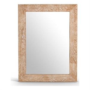 Meridian Furniture Cresthill White Oak Mirror