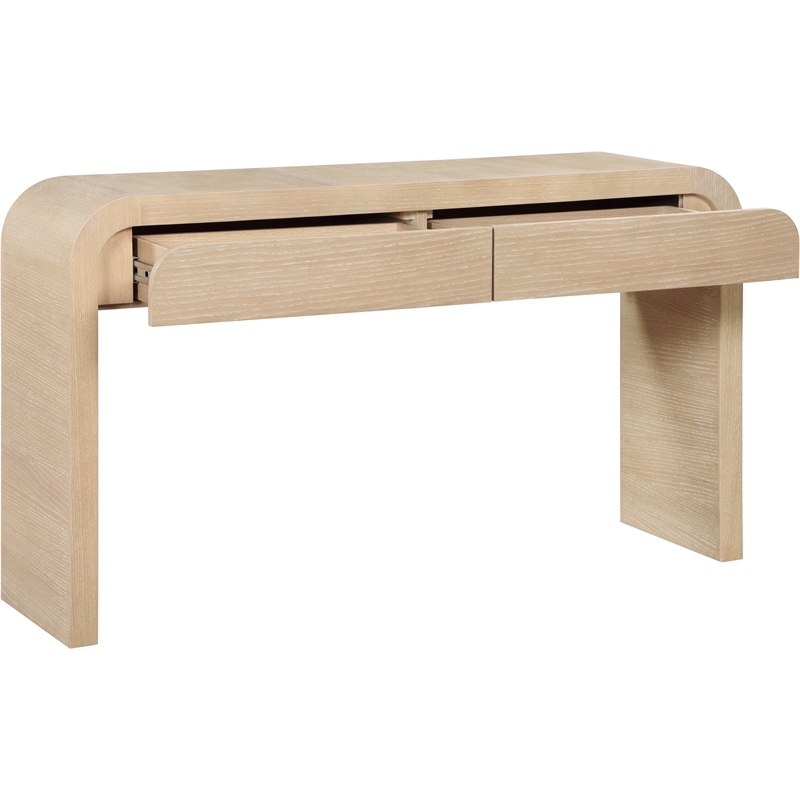 Meridian Furniture Cresthill White Oak Console Table