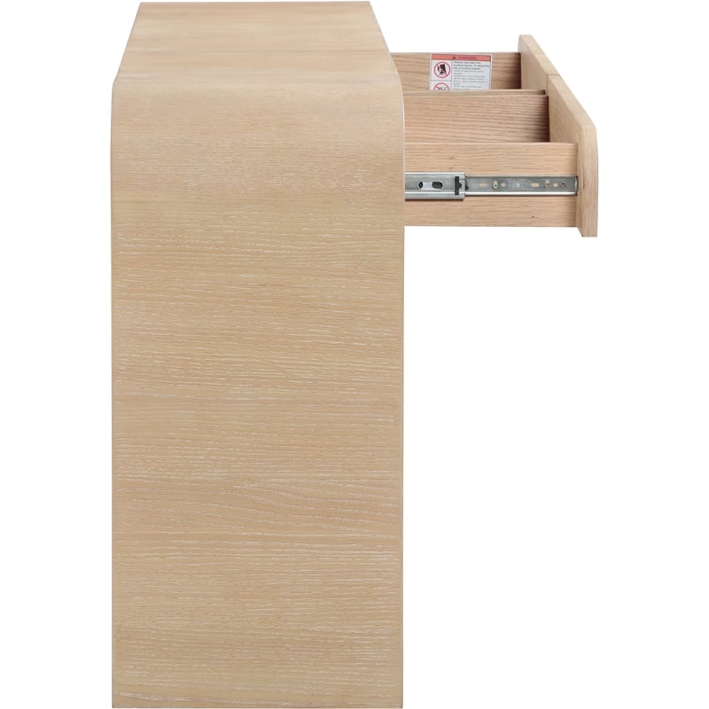 Meridian Furniture Cresthill White Oak Console Table