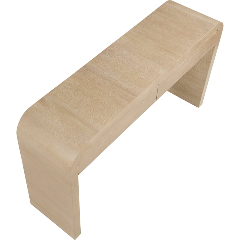 Meridian Furniture Cresthill White Oak Console Table