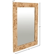 Meridian Furniture Cresthill Natural Ash Mirror
