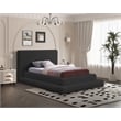 Meridian Furniture Dane Black Teddy Fabric Twin Bed