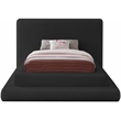 Meridian Furniture Dane Black Teddy Fabric Twin Bed