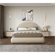 Meridian Furniture Rudy Beige Teddy Fabric Full Bed
