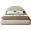 Meridian Furniture Rudy Beige Teddy Fabric Full Bed