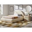 Meridian Furniture Rudy Beige Teddy Fabric Twin Bed