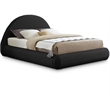 Meridian Furniture Rudy Black Teddy Fabric Full Bed
