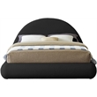 Meridian Furniture Rudy Black Teddy Fabric Full Bed