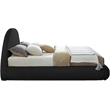Meridian Furniture Rudy Black Teddy Fabric Full Bed