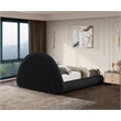 Meridian Furniture Rudy Black Teddy Fabric Full Bed