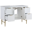 Meridian Furniture Modernist White Bathroom Vanity