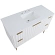 Meridian Furniture Modernist White Bathroom Vanity