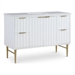 Meridian Furniture Modernist White Bathroom Vanity