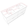 Meridian Furniture Modernist White Bathroom Vanity