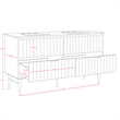 Meridian Furniture Modernist White Bathroom Vanity