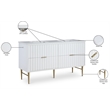 Meridian Furniture Modernist White Bathroom Vanity