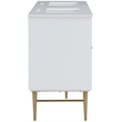 Meridian Furniture Modernist White Bathroom Vanity