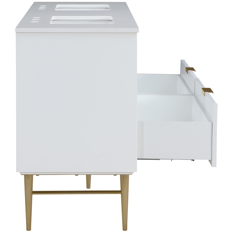 Meridian Furniture Modernist White Bathroom Vanity