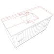 Meridian Furniture Modernist White Bathroom Vanity