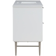 Meridian Furniture Modernist White Bathroom Vanity