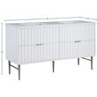 Meridian Furniture Modernist White Bathroom Vanity
