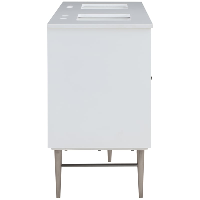Meridian Furniture Modernist White Bathroom Vanity