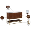 Meridian Furniture Monad Walnut Bathroom Vanity