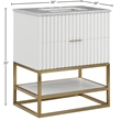 Meridian Furniture Monad White Bathroom Vanity