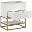 Meridian Furniture Monad White Bathroom Vanity