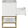 Meridian Furniture Monad White Bathroom Vanity