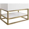 Meridian Furniture Monad White Bathroom Vanity