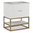 Meridian Furniture Monad White Bathroom Vanity