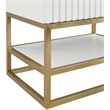 Meridian Furniture Monad White Bathroom Vanity
