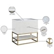 Meridian Furniture Monad White Bathroom Vanity